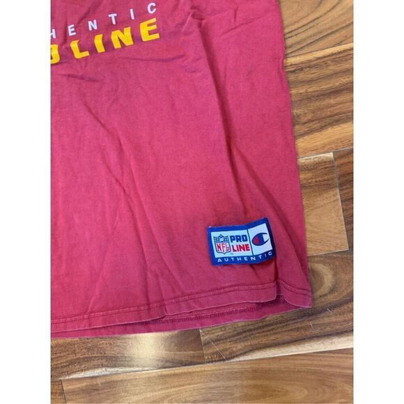 Size‎ XL - vintage 1990s champion Washington Redskins (Commanders) NFL T-shirt - Picture 2 of 8